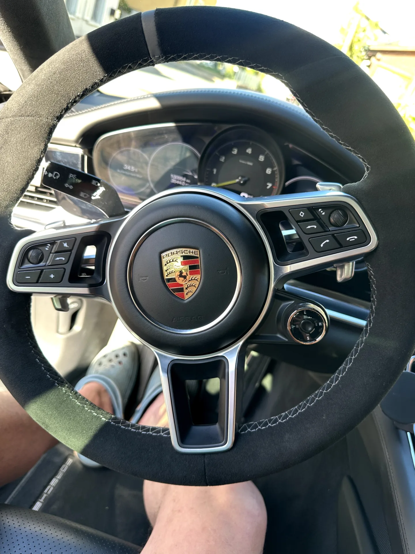 Porsche Panamera Lenkrad neu beziehen AMMARO Atelier
